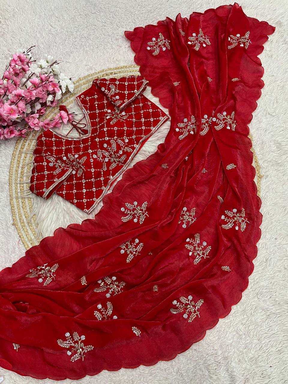 YNF Wholesale FENDY Satin Designer Sarees RIN230 695 | Surat Manufacturer