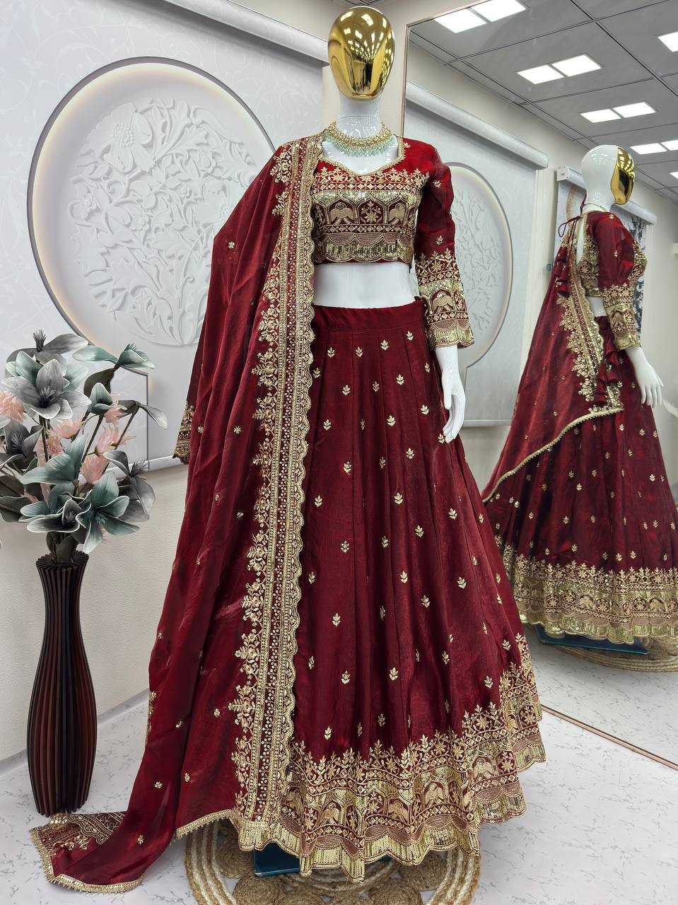 YNF Wholesale FENDY Silk Designer Lehenga KESH490 703 | Surat Manufacturer