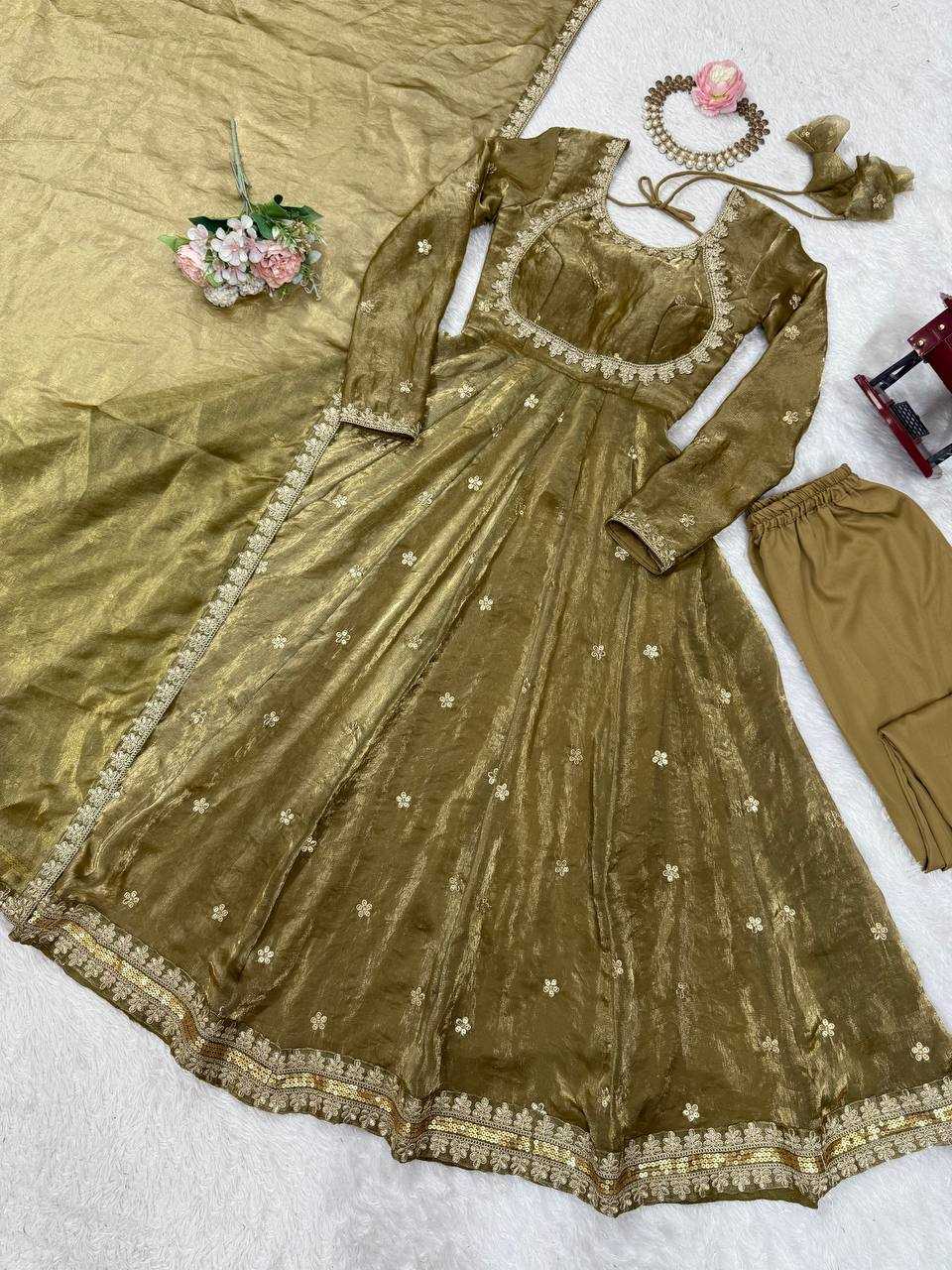 YNF Wholesale FENDY Silk Party Gowns RIN133 06 | Surat Manufacturer