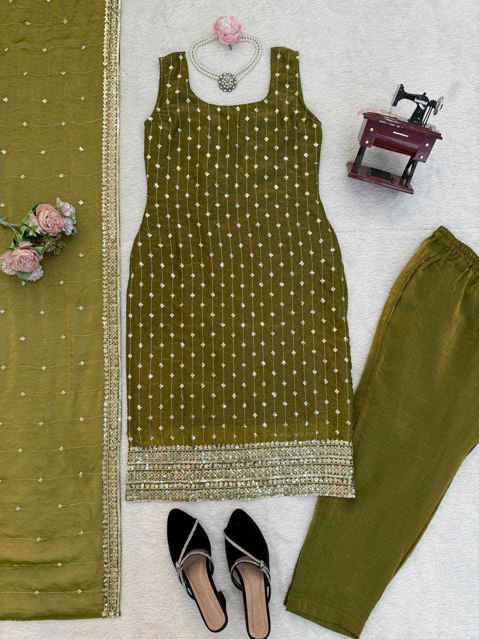 YNF Wholesale FENDY Silk Ladies Suits RIN133 1577 | Surat Manufacturer