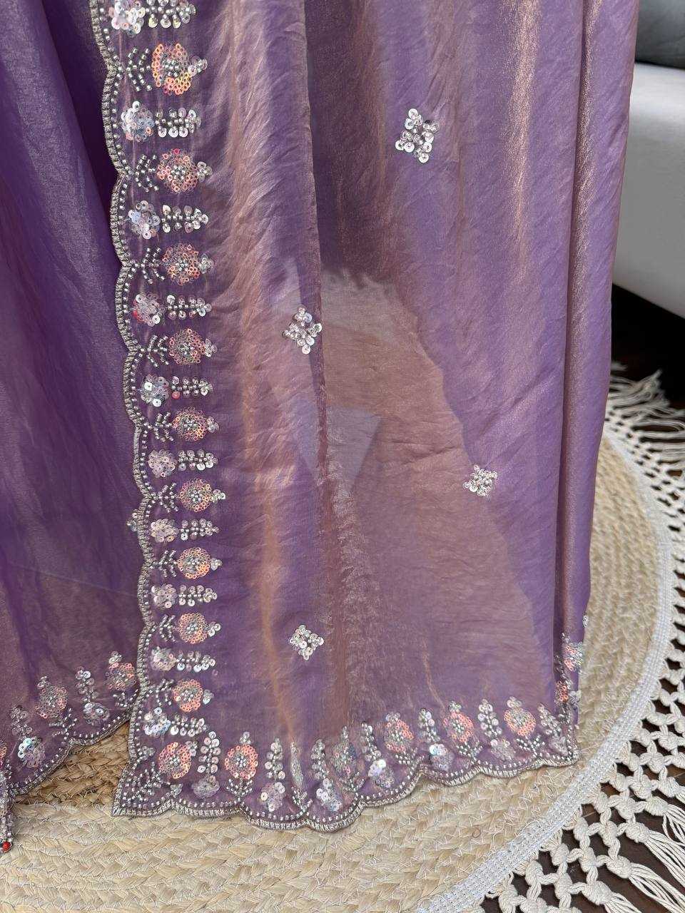 YNF Wholesale FENDY Silk Party Wear Sarees RIN133 619 | Surat Manufacturer
