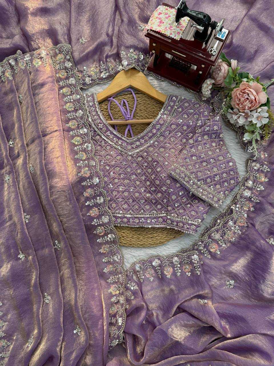 YNF Wholesale FENDY Silk Party Wear Sarees RIN133 619 | Surat Manufacturer