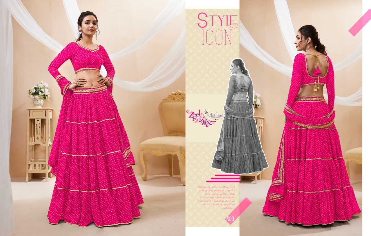 YNF Wholesale Georgette Designer Lehenga Choli KESH113 Zeel Lavish Vol-1 | Surat Manufacturer