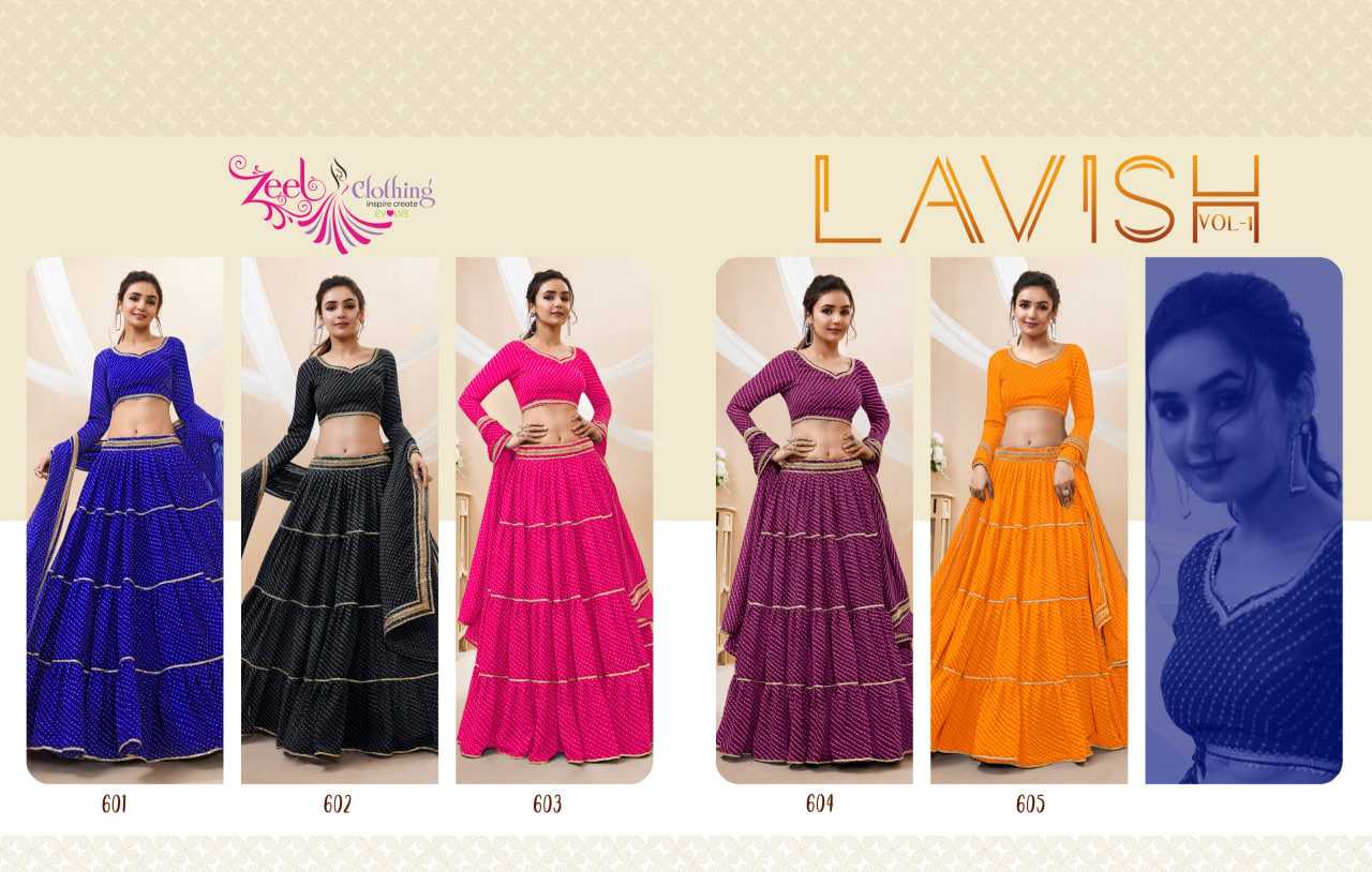 YNF Wholesale Georgette Designer Lehenga Choli KESH113 Zeel Lavish Vol-1 | Surat Manufacturer