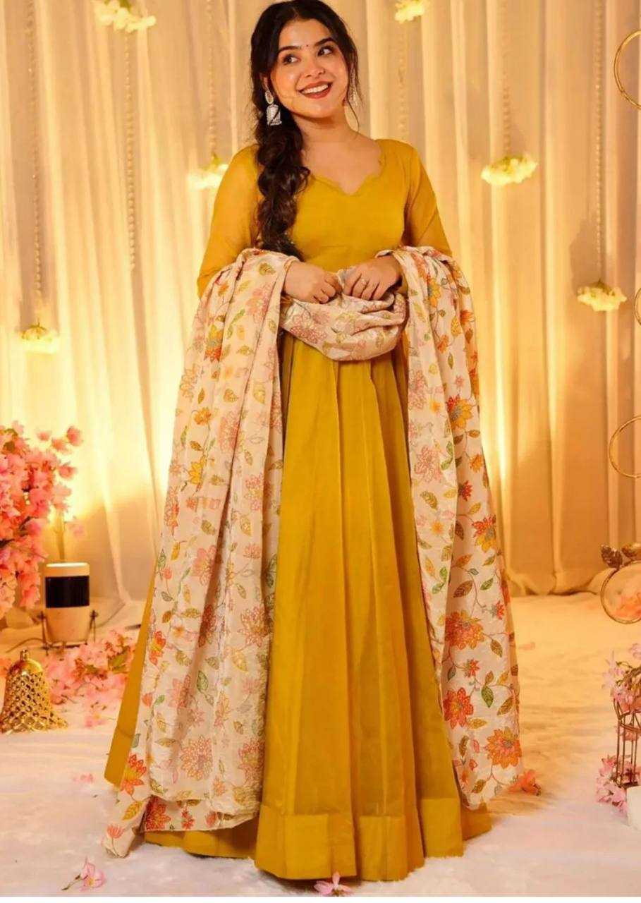 YNF Wholesale Georgette Georgette Gown KESH175 atish | Surat Manufacturer