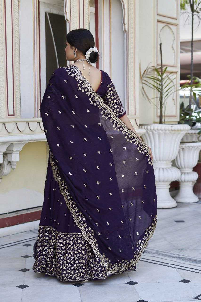 YNF Wholesale Georgette Embroidered Lehenga KESH511 PALKHI-2 | Surat Manufacturer