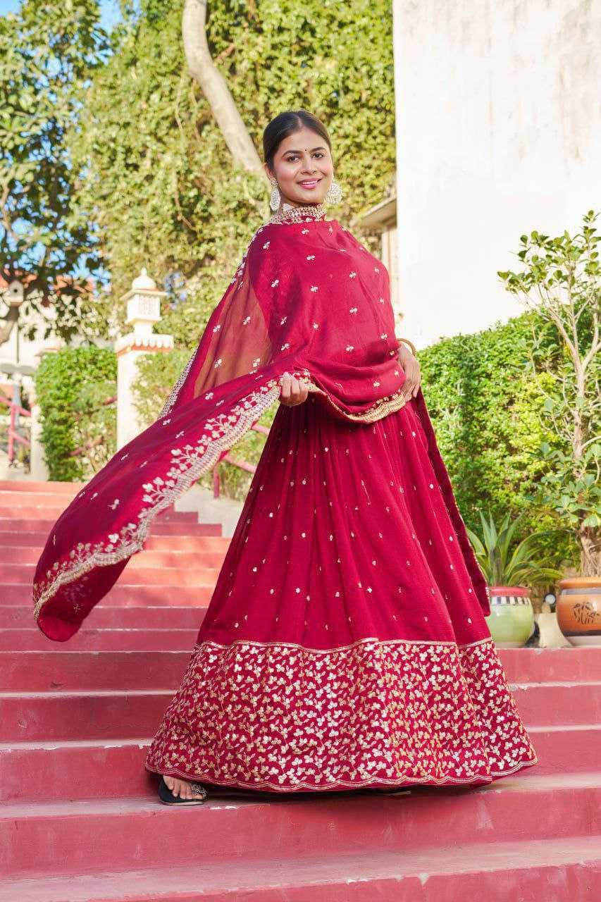 YNF Wholesale Georgette Embroidered Lehenga KESH511 PALKHI-2 | Surat Manufacturer