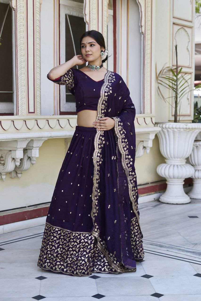 YNF Wholesale Georgette Embroidered Lehenga KESH511 PALKHI-2 | Surat Manufacturer