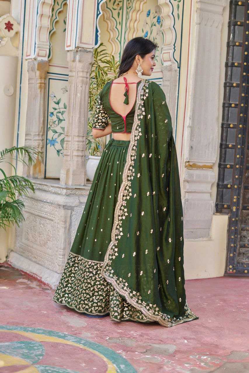 YNF Wholesale Georgette Embroidered Lehenga KESH511 PALKHI-2 | Surat Manufacturer