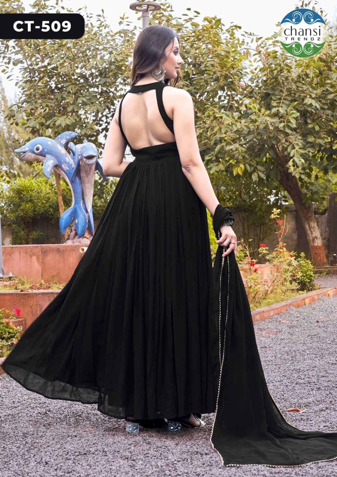 YNF Wholesale Georgette Party Gowns KESH530 Chansi SRI | Surat Manufacturer
