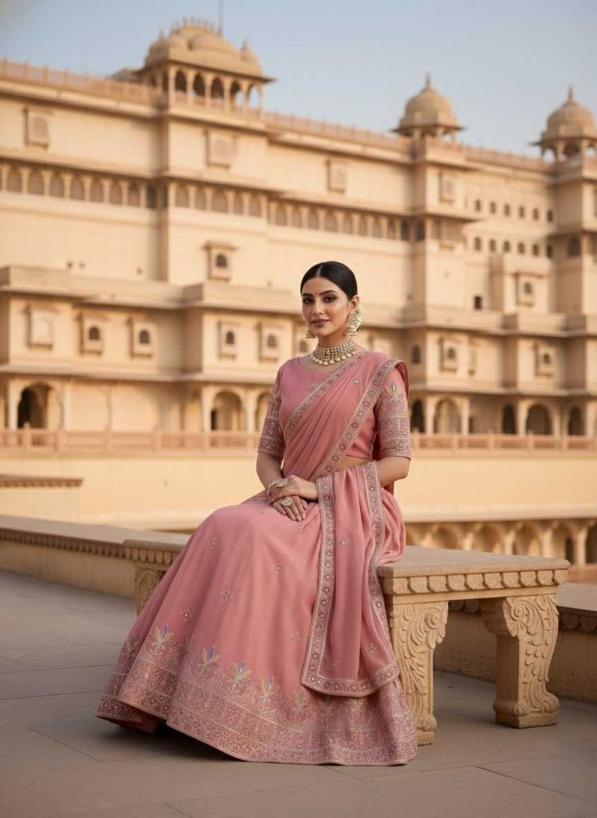 YNF Wholesale Georgette Wedding Lehenga KESH659 Krupa | Surat Manufacturer