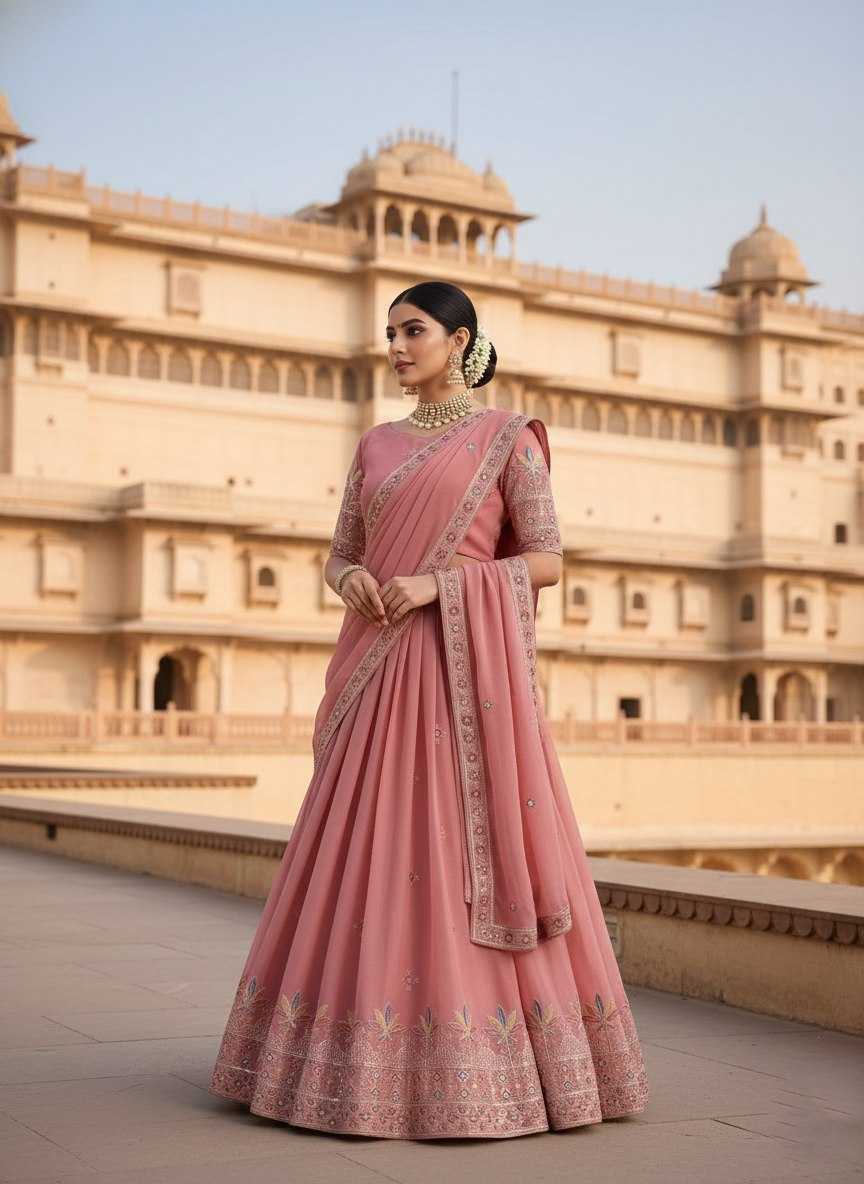 YNF Wholesale Georgette Wedding Lehenga KESH659 Krupa | Surat Manufacturer