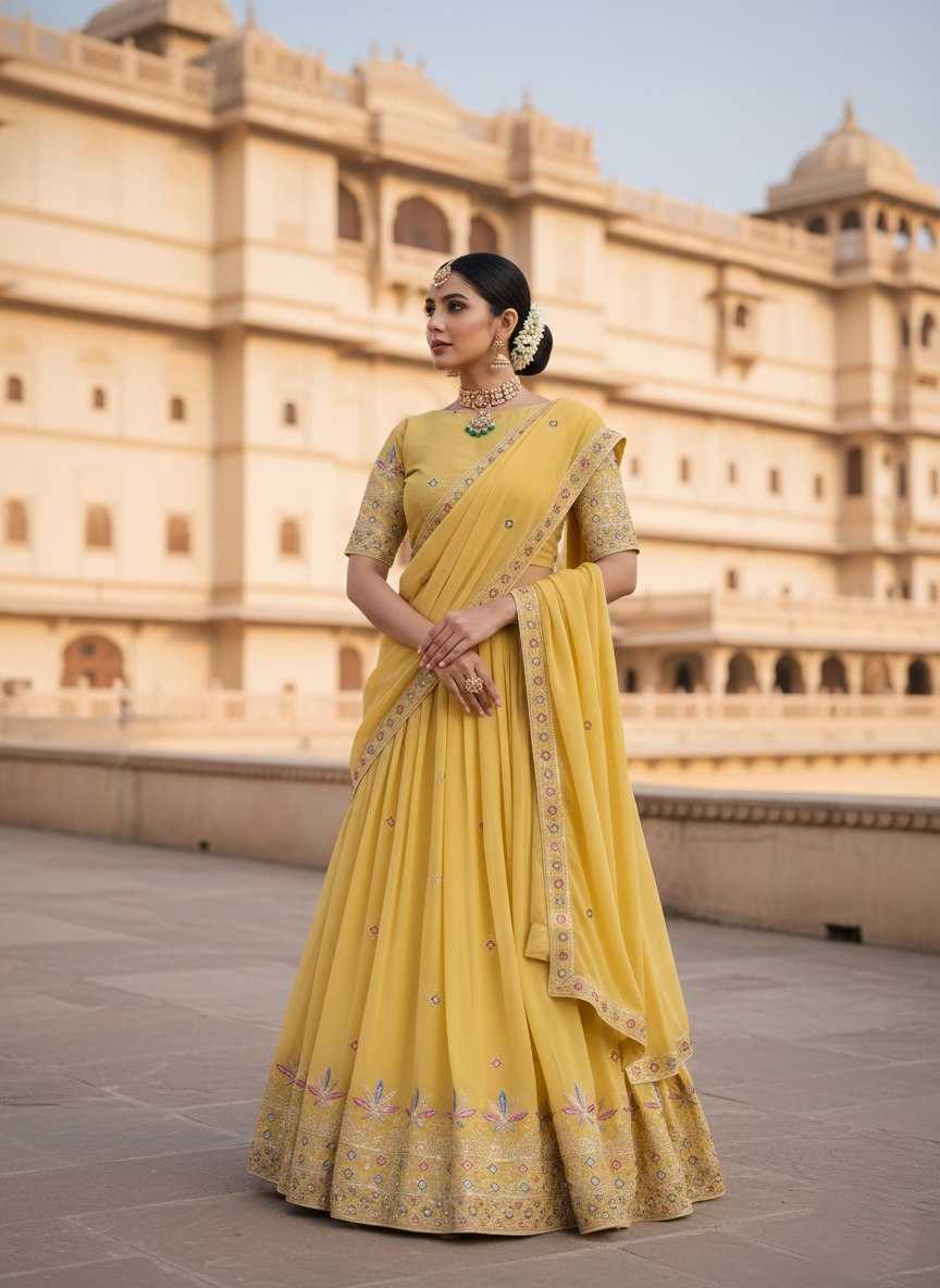 YNF Wholesale Georgette Wedding Lehenga KESH659 Krupa | Surat Manufacturer