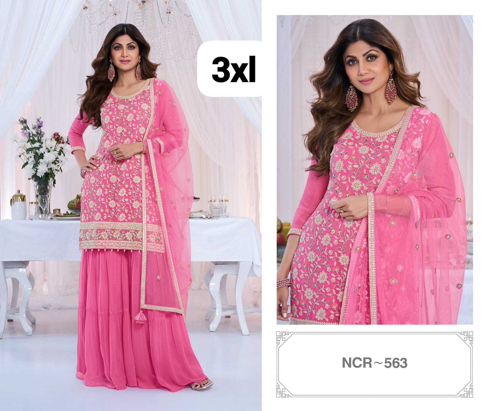 YNF Wholesale Georgette Unstitched Suits KESH677 Shilpa | Surat Manufacturer