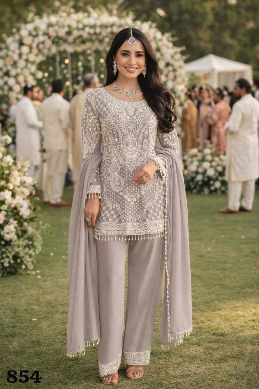 YNF Wholesale Georgette Party wear suits KESH704 BEADS | Surat Manufacturer