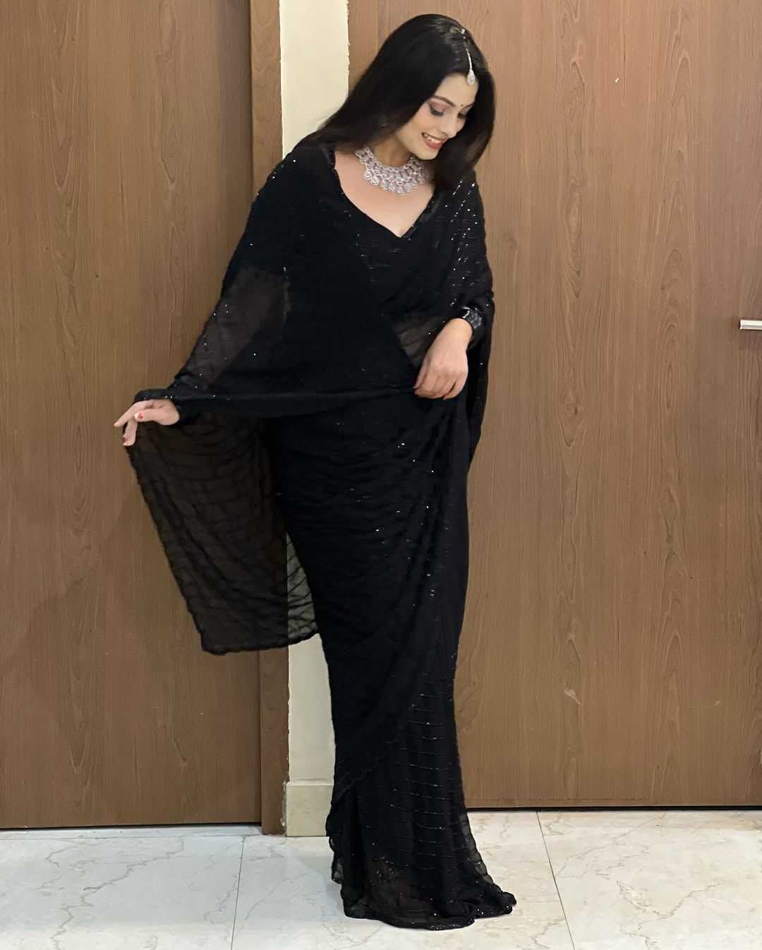 YNF Wholesale Georgette Party Wear Sarees KESH716 107 | Surat Manufacturer