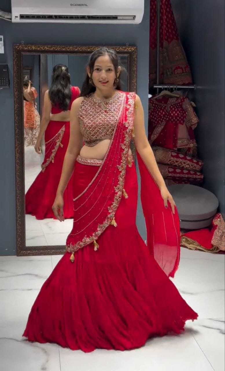 YNF Wholesale Georgette Bridal Lehenga KESH516 | Surat Manufacturer