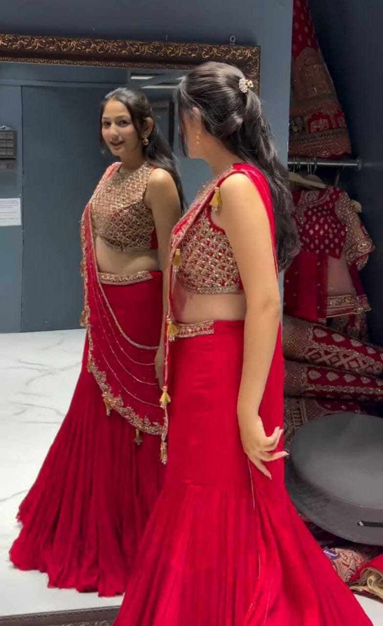 YNF Wholesale Georgette Bridal Lehenga KESH516 | Surat Manufacturer