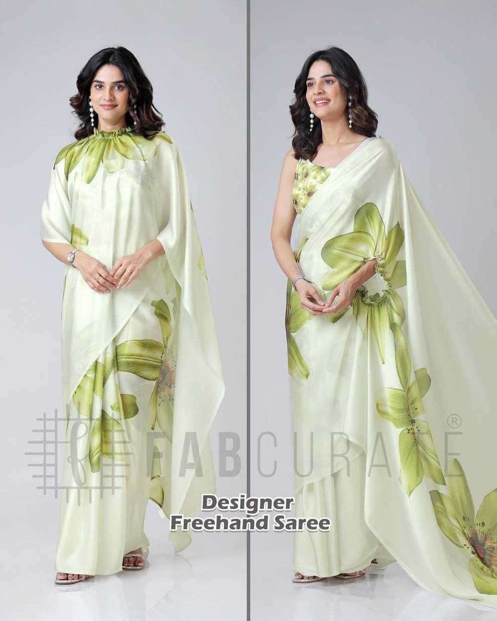 YNF Wholesale Georgette Georgette Sarees RIN216 freehand saree | Surat Manufacturer