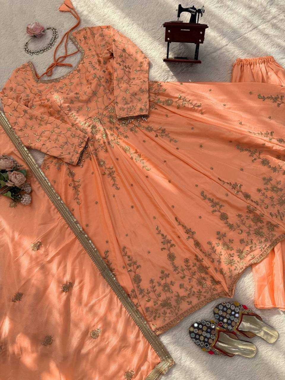 YNF Wholesale Heavy Chinnon Silk Silk Gowns RIN133 1573 | Surat Manufacturer