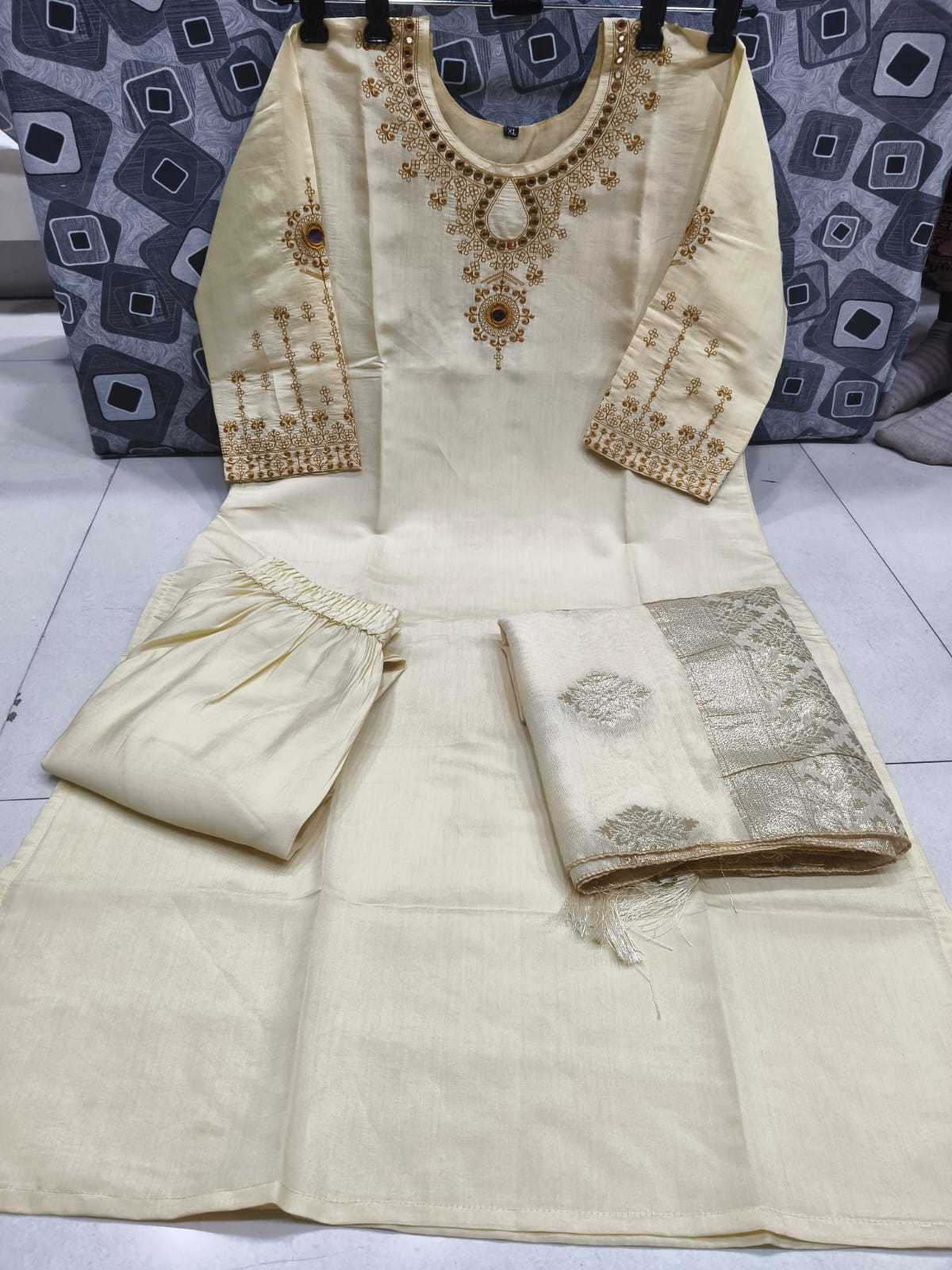 YNF Wholesale Heavy Roman Silk Embroidery Suits KESH728 Roman silk | Surat Manufacturer