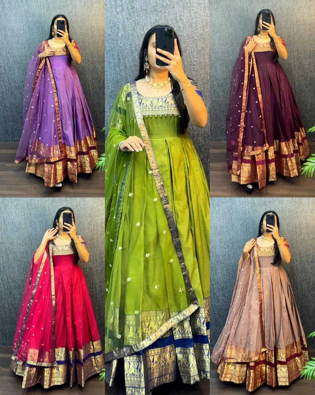 YNF Wholesale Heavy Silk Silk Gowns KESH599 111 | Surat Manufacturer