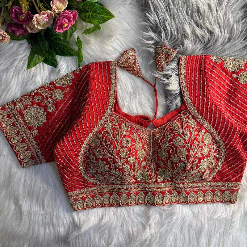 YNF Wholesale Italian Silk Blouse KESH426 _MADHUBALA | Surat Manufacturer