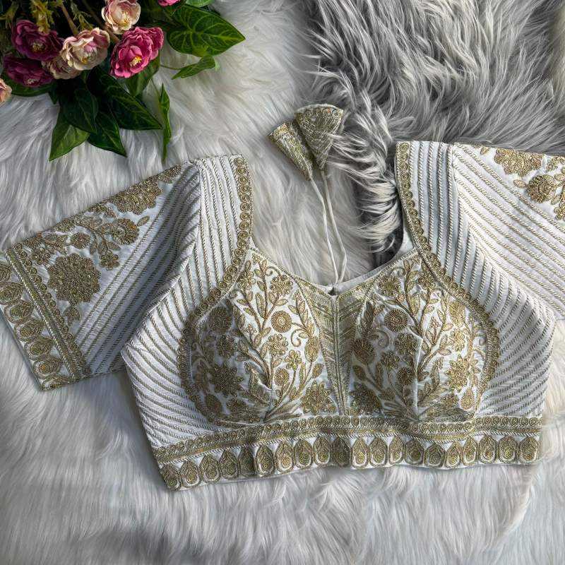 YNF Wholesale Italian Silk Blouse KESH426 _MADHUBALA | Surat Manufacturer