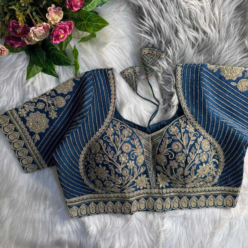 YNF Wholesale Italian Silk Blouse KESH426 _MADHUBALA | Surat Manufacturer