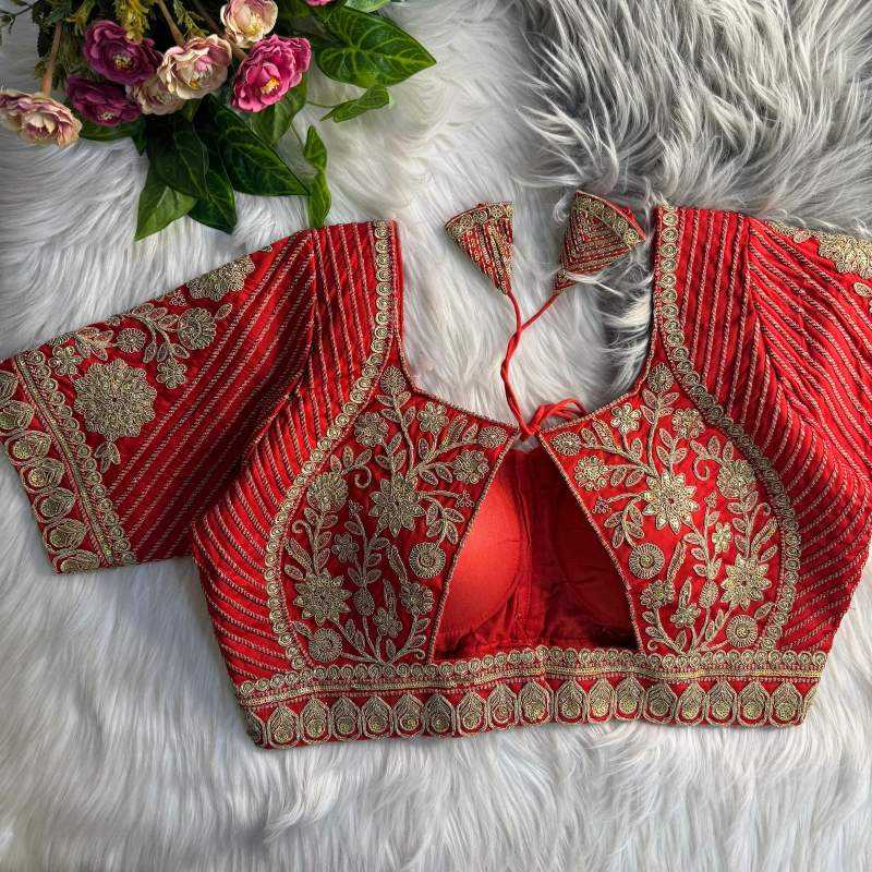 YNF Wholesale Italian Silk Blouse KESH426 _MADHUBALA | Surat Manufacturer