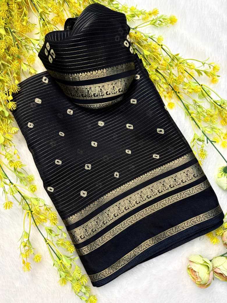 YNF Wholesale Jacquard Crape Satin Sarees KESH573 SMOOTH | Surat Manufacturer