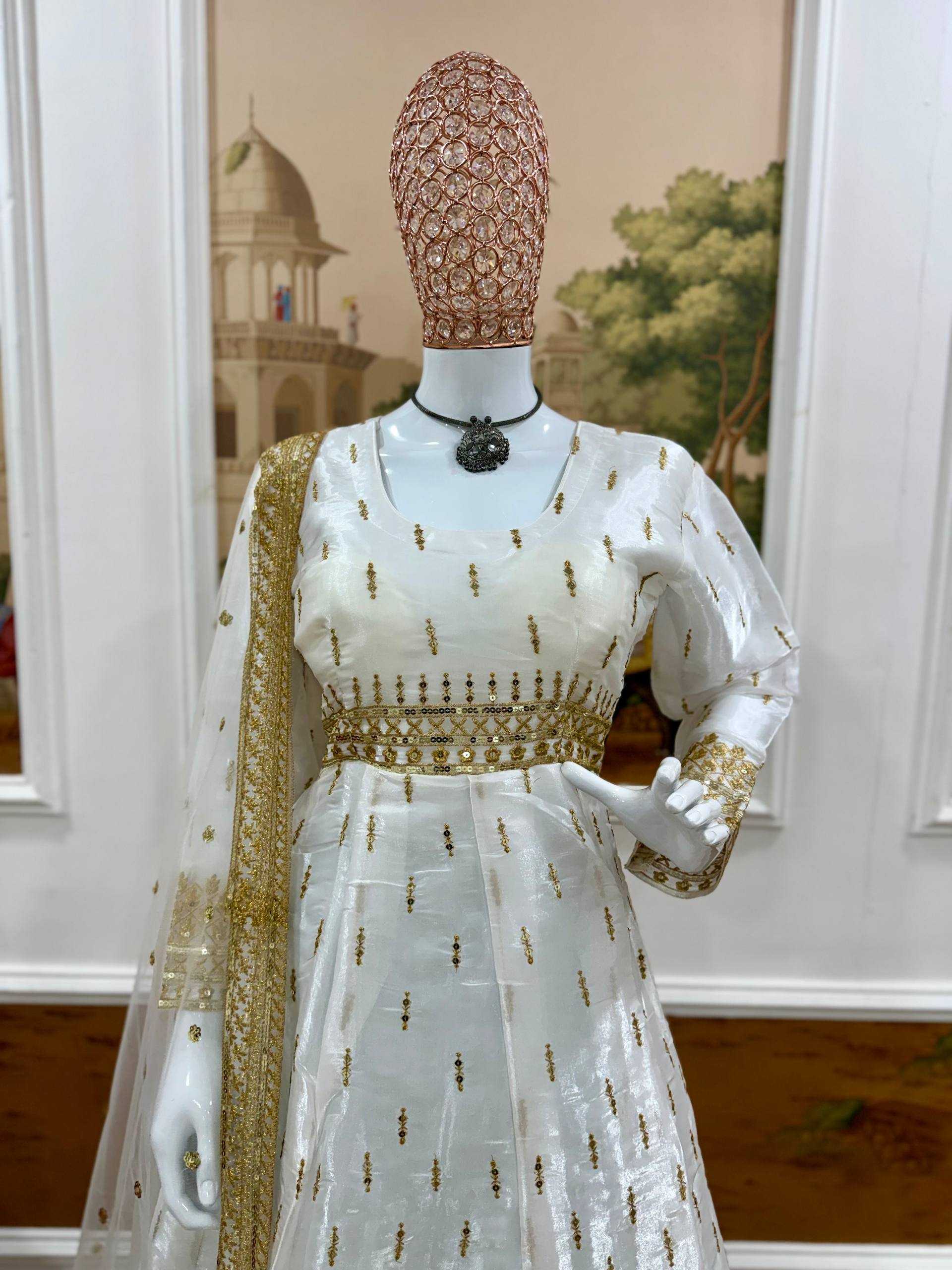YNF Wholesale Jimmy Choo Embroidered Gown KESH548 1163 | Surat Manufacturer