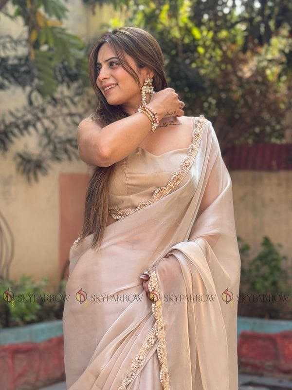 YNF Wholesale Jimmy Choo Party Wear Sarees RIN216 sparrow | Surat Manufacturer