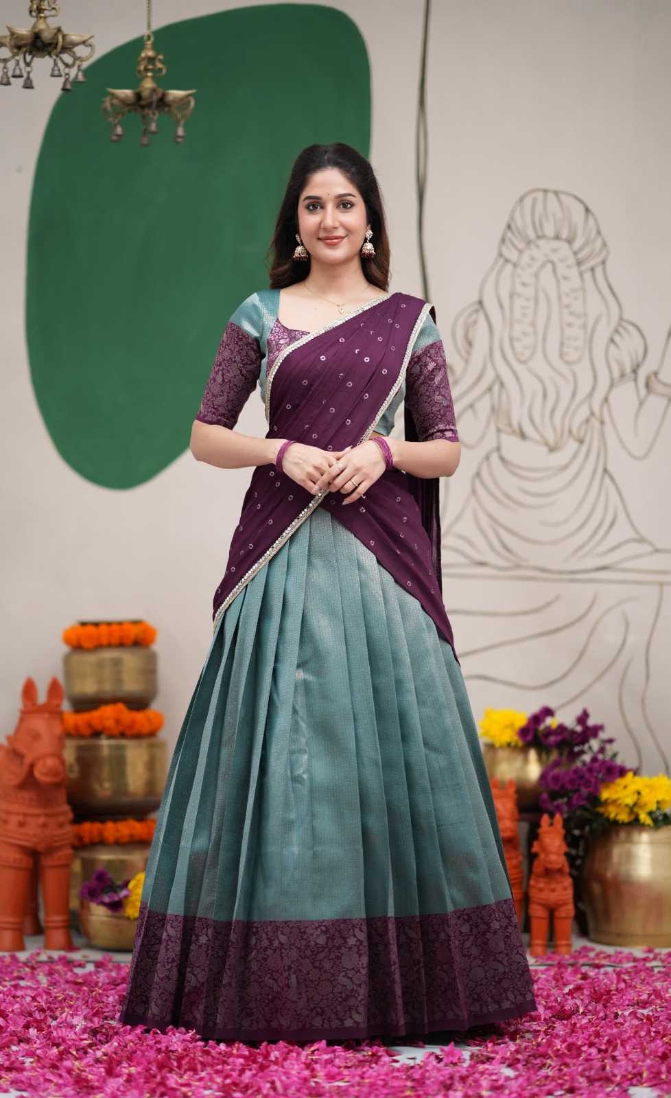 YNF Wholesale Kanjivaram Silk Silk Lehenga KESH668 112 | Surat Manufacturer