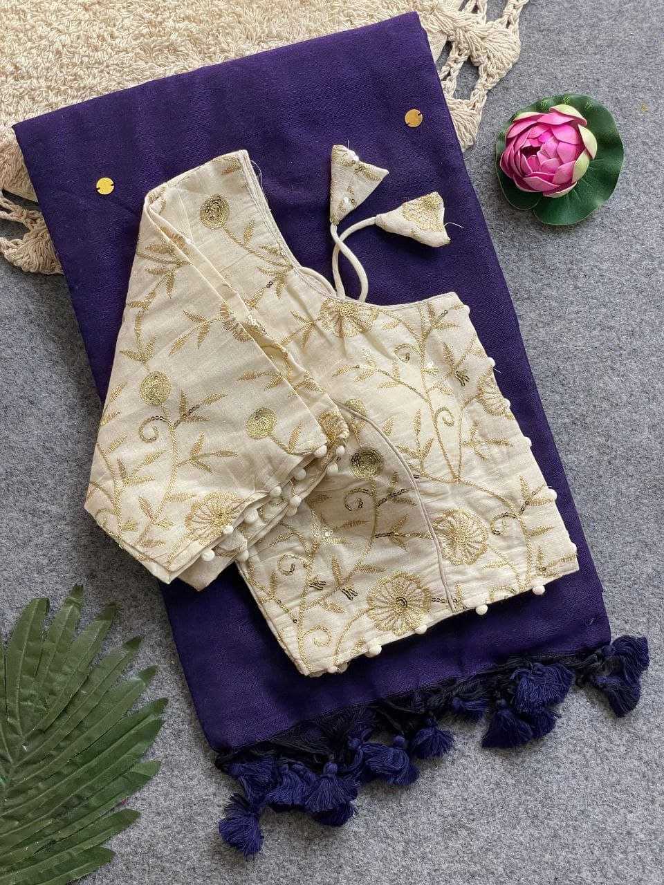 YNF Wholesale Khadi Cotton Branded Sarees RIN216 Divya | Surat Manufacturer