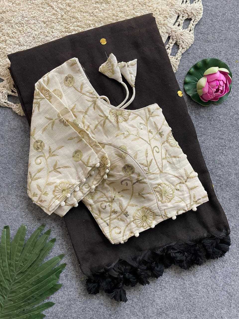 YNF Wholesale Khadi Cotton Branded Sarees RIN216 Divya | Surat Manufacturer