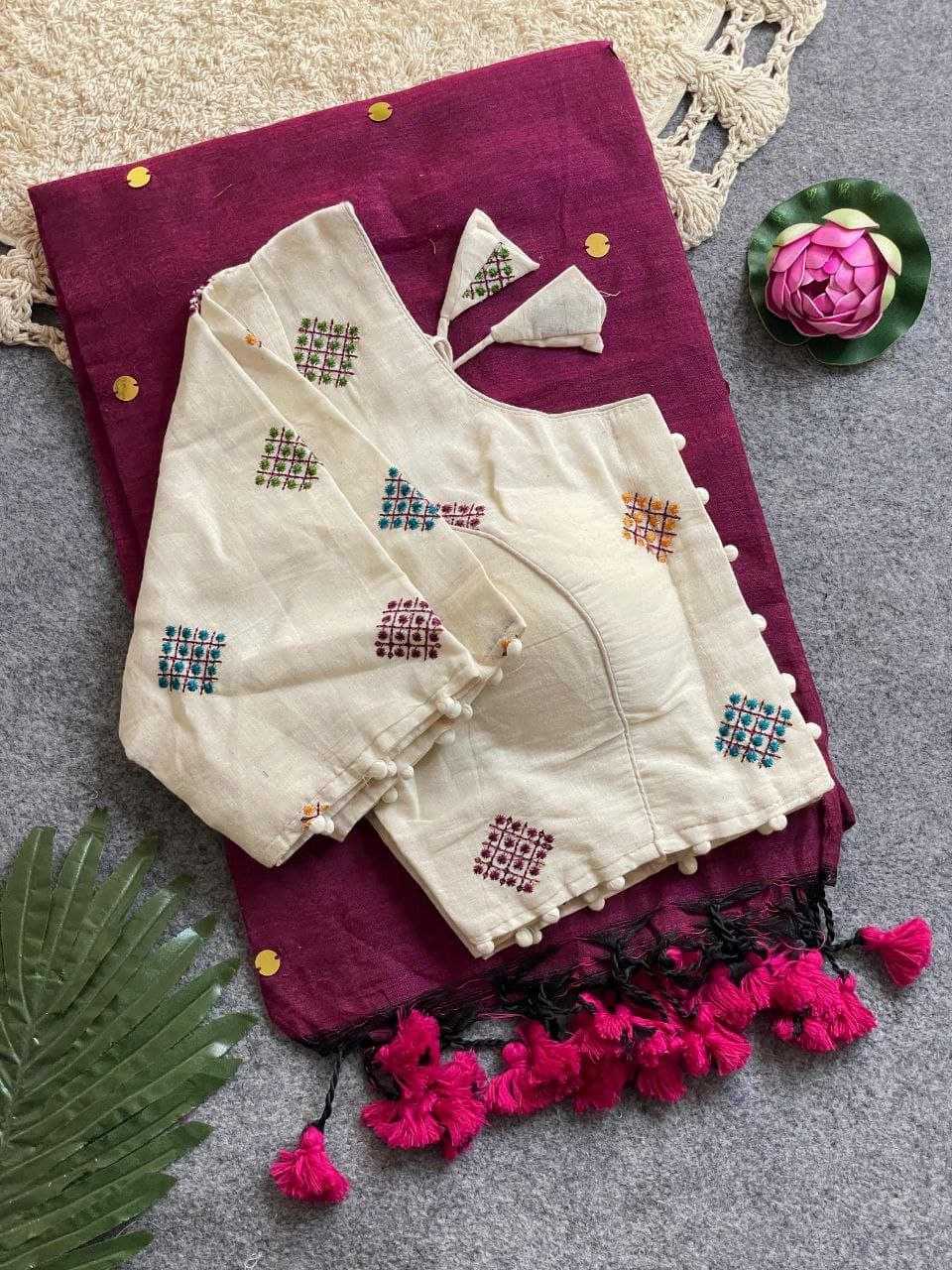 YNF Wholesale Khadi Cotton Branded Sarees RIN216 Divya | Surat Manufacturer