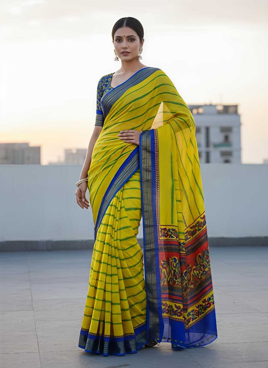YNF Wholesale Kora Silk Printed Sarees KESH673 KORA SILK 2 | Surat Manufacturer