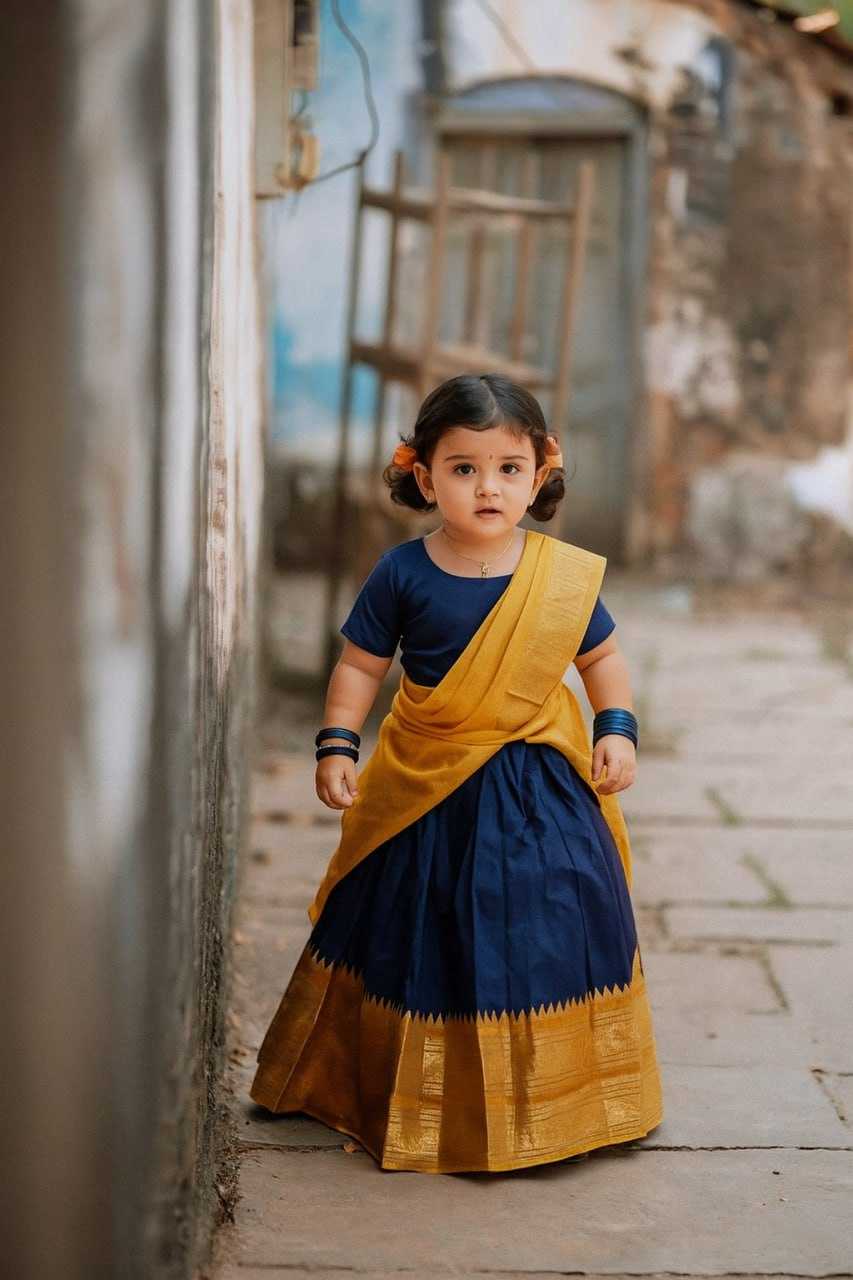 YNF Wholesale Lichi Silk Kids Lehenga KESH642 008 | Surat Manufacturer
