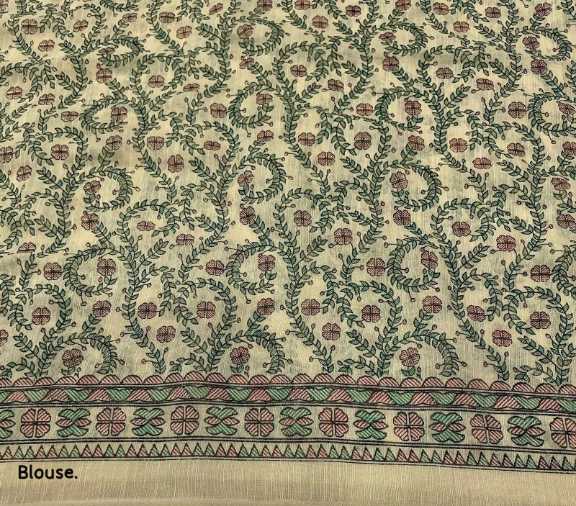 YNF Wholesale Linen Madhubani Sarees KESH433 693 | Surat Manufacturer
