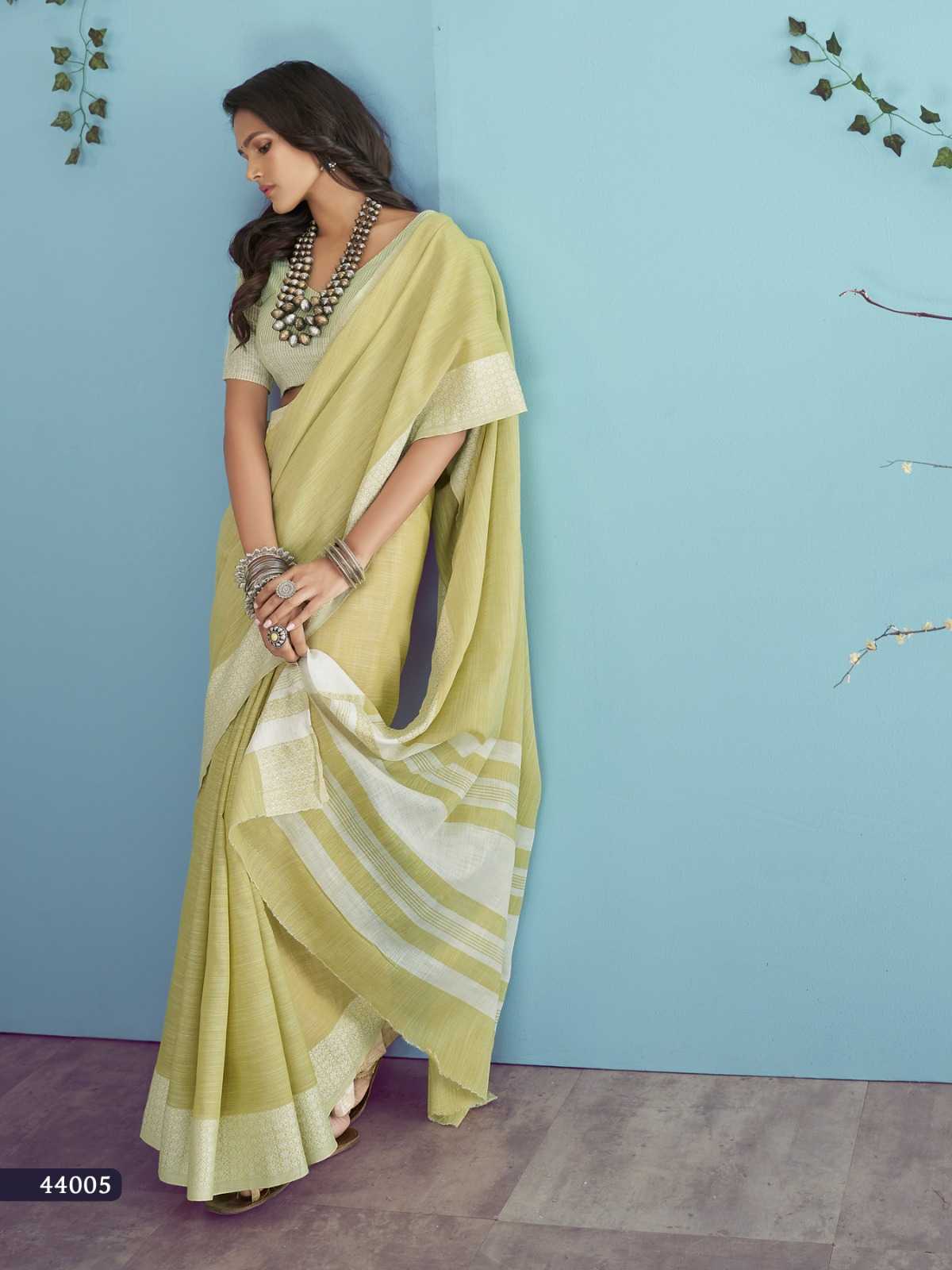 YNF Wholesale Linen Designer Sarees KESH530 RajPath Aarzoo | Surat Manufacturer