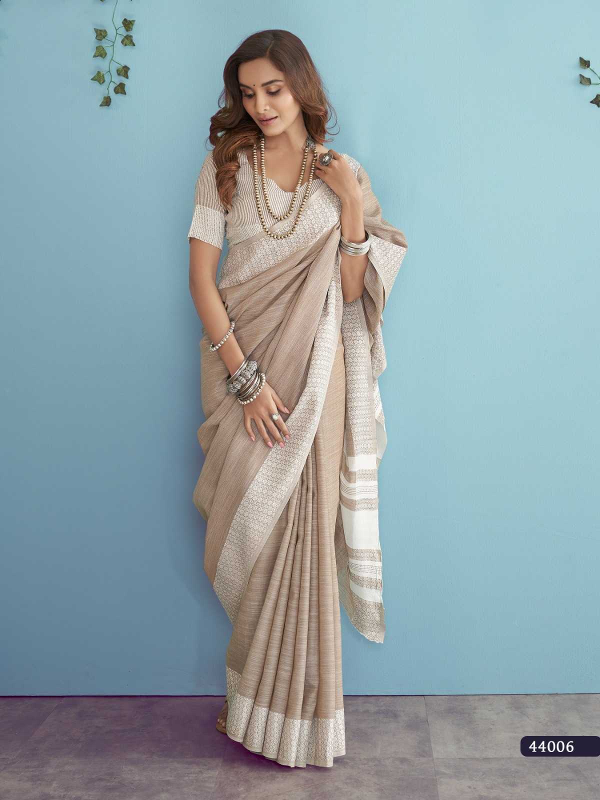 YNF Wholesale Linen Designer Sarees KESH530 RajPath Aarzoo | Surat Manufacturer