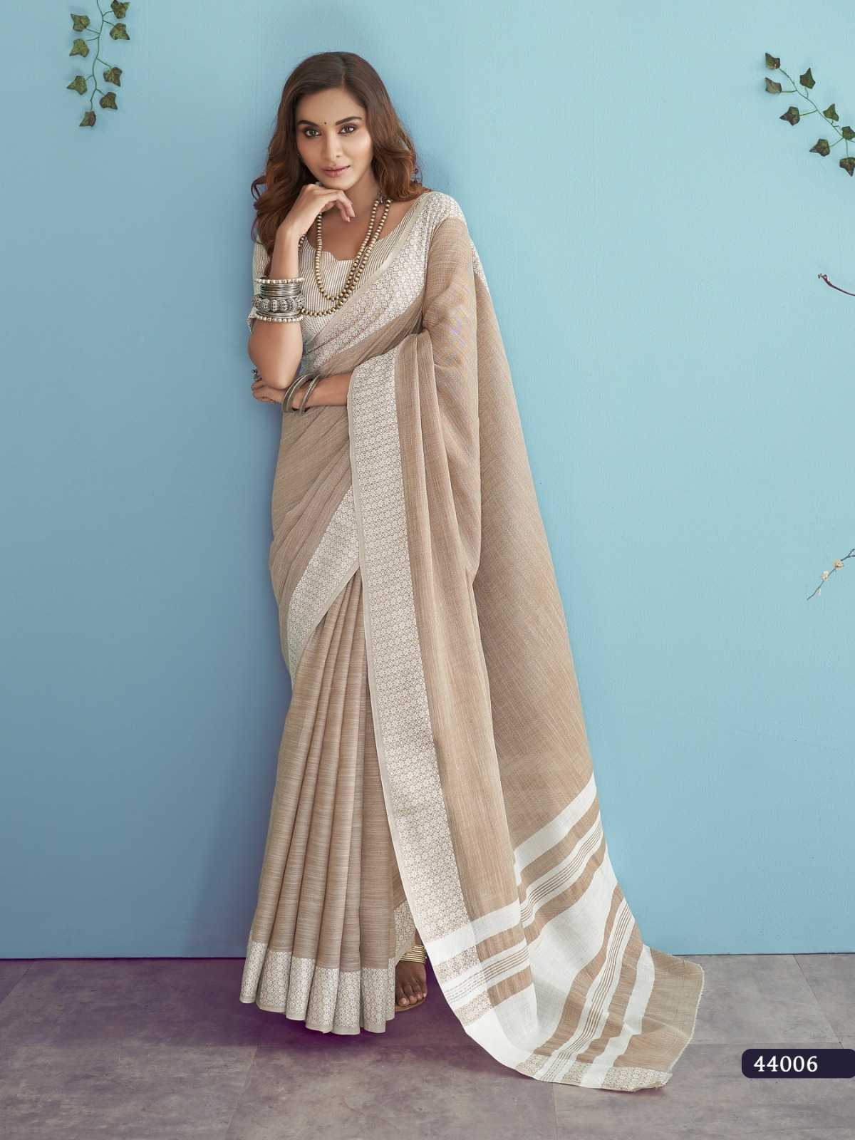 YNF Wholesale Linen Designer Sarees KESH530 RajPath Aarzoo | Surat Manufacturer