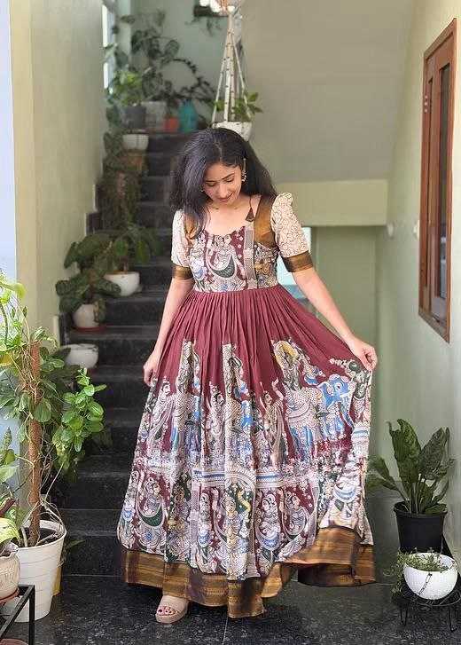 YNF Wholesale Muslin Cotton Fancy Gowns KESH167 AYUSH | Surat Manufacturer