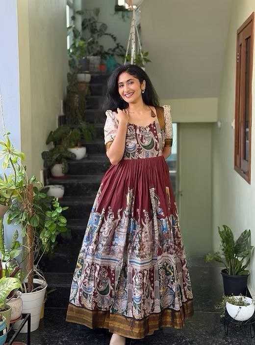 YNF Wholesale Muslin Cotton Fancy Gowns KESH167 AYUSH | Surat Manufacturer