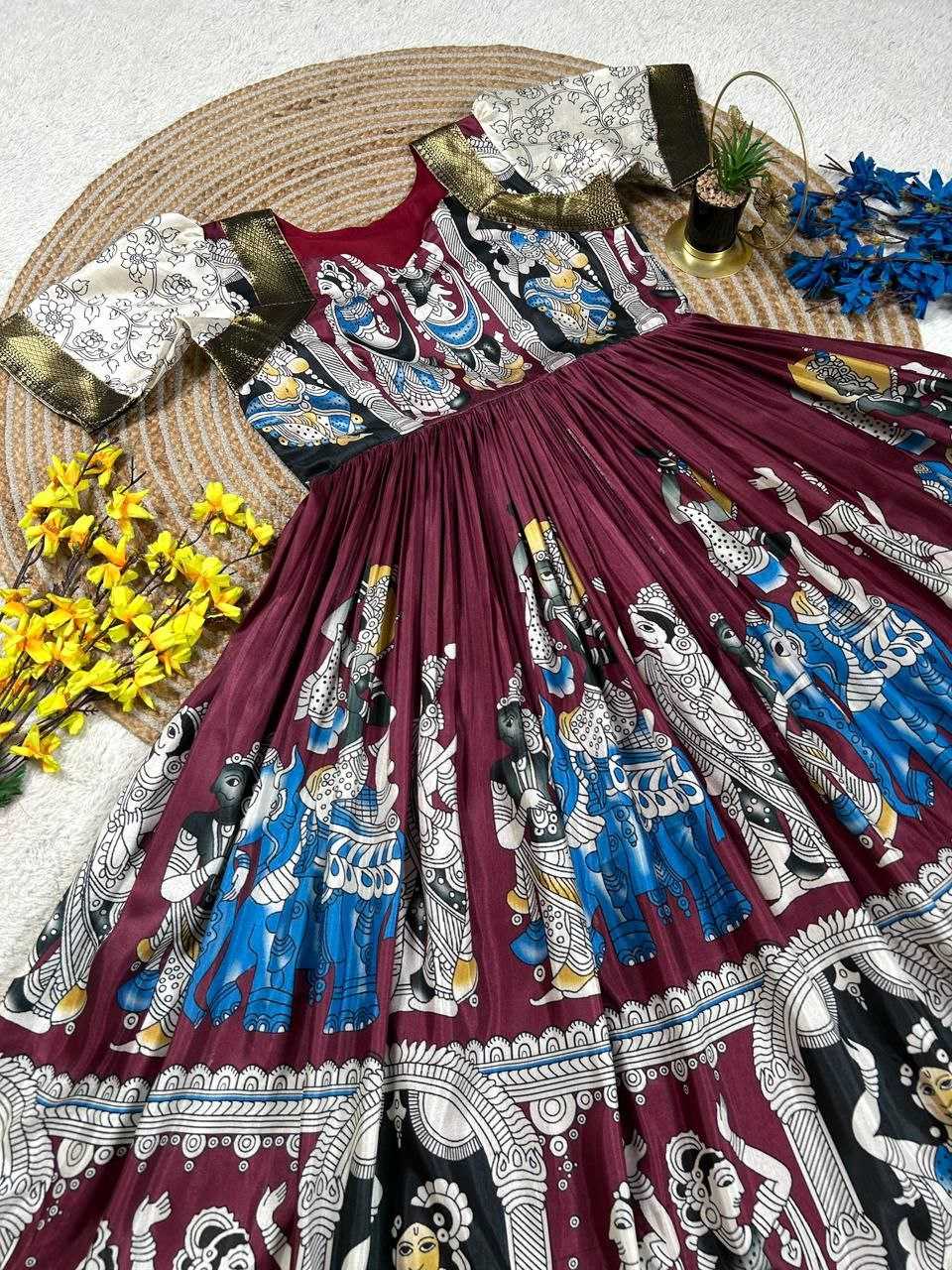 YNF Wholesale Muslin Cotton Fancy Gowns KESH167 AYUSH | Surat Manufacturer