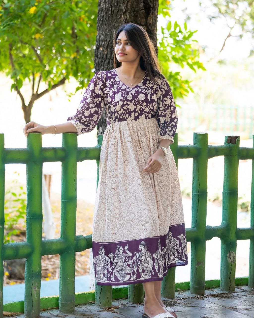 YNF Wholesale Muslin Cotton Evening Gowns KESH167 RAJ | Surat Manufacturer