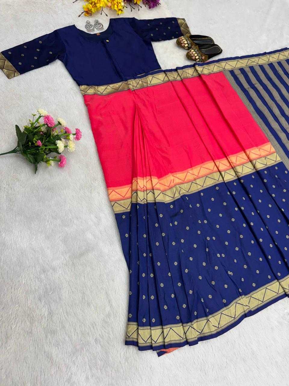 Keevaa Exporter  Mysore Silk Ready To Wear Sarees - YNF Online