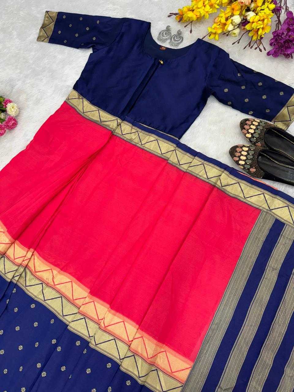 Keevaa Exporter  Mysore Silk Ready To Wear Sarees - YNF Online
