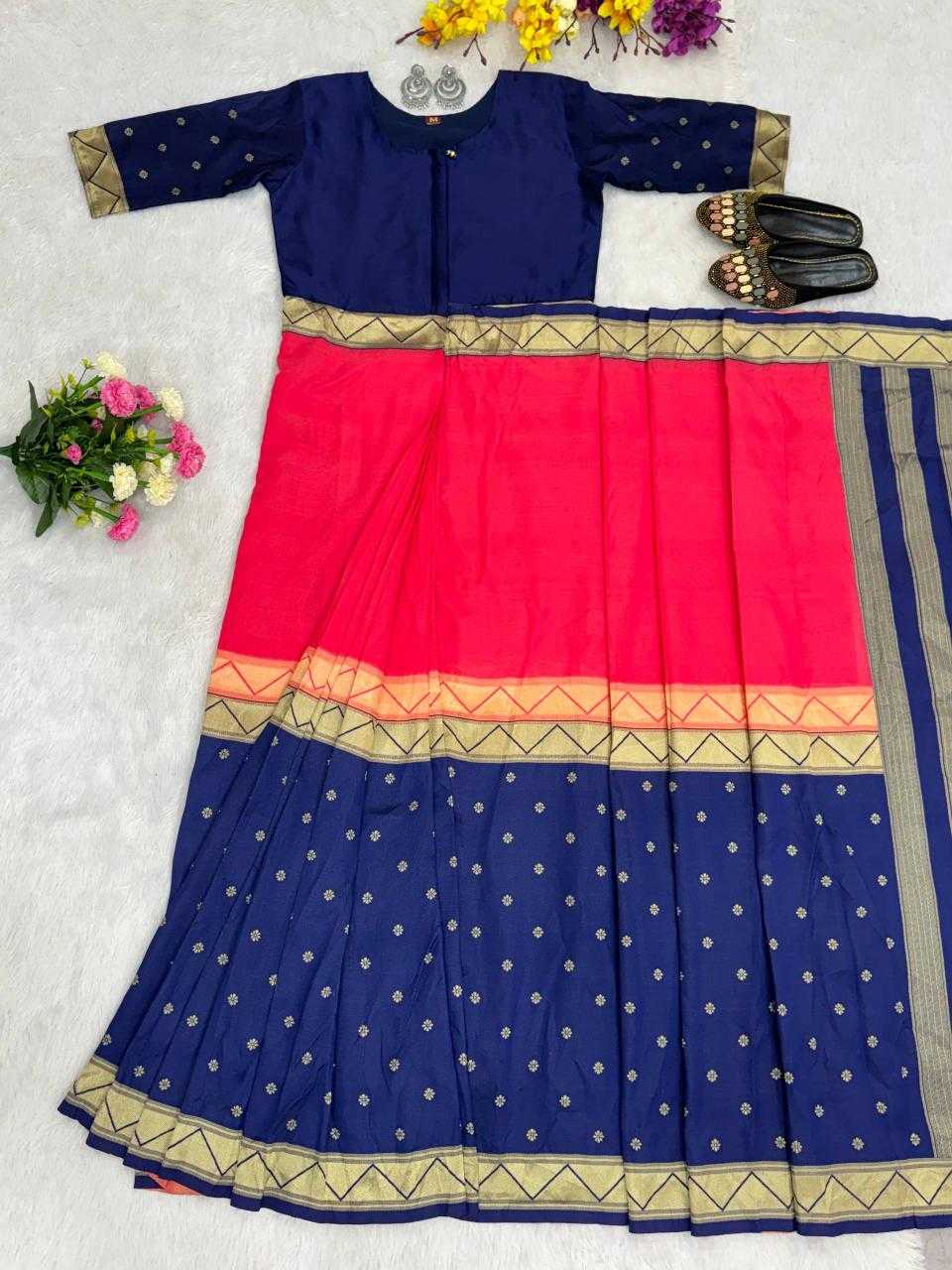 Keevaa Exporter  Mysore Silk Ready To Wear Sarees - YNF Online